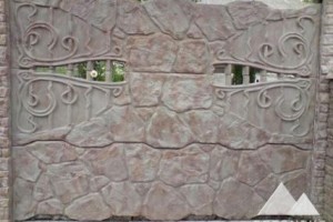 каменная кладка забор