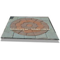 Форма тротуарної плитки КОД 2.57