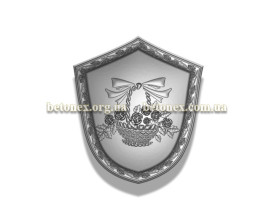 Форма для забора КОД 14.1.12-1 Щит Корзина