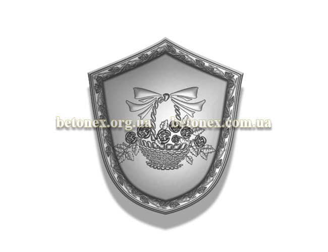 Форма для забора КОД 14.1.12-1 Щит Корзина Форма для забора КОД 14.1.12-1 Щит Корзина