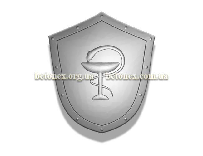 Форма для паркана КОД 14.1.12-3 Щит МОЗ
